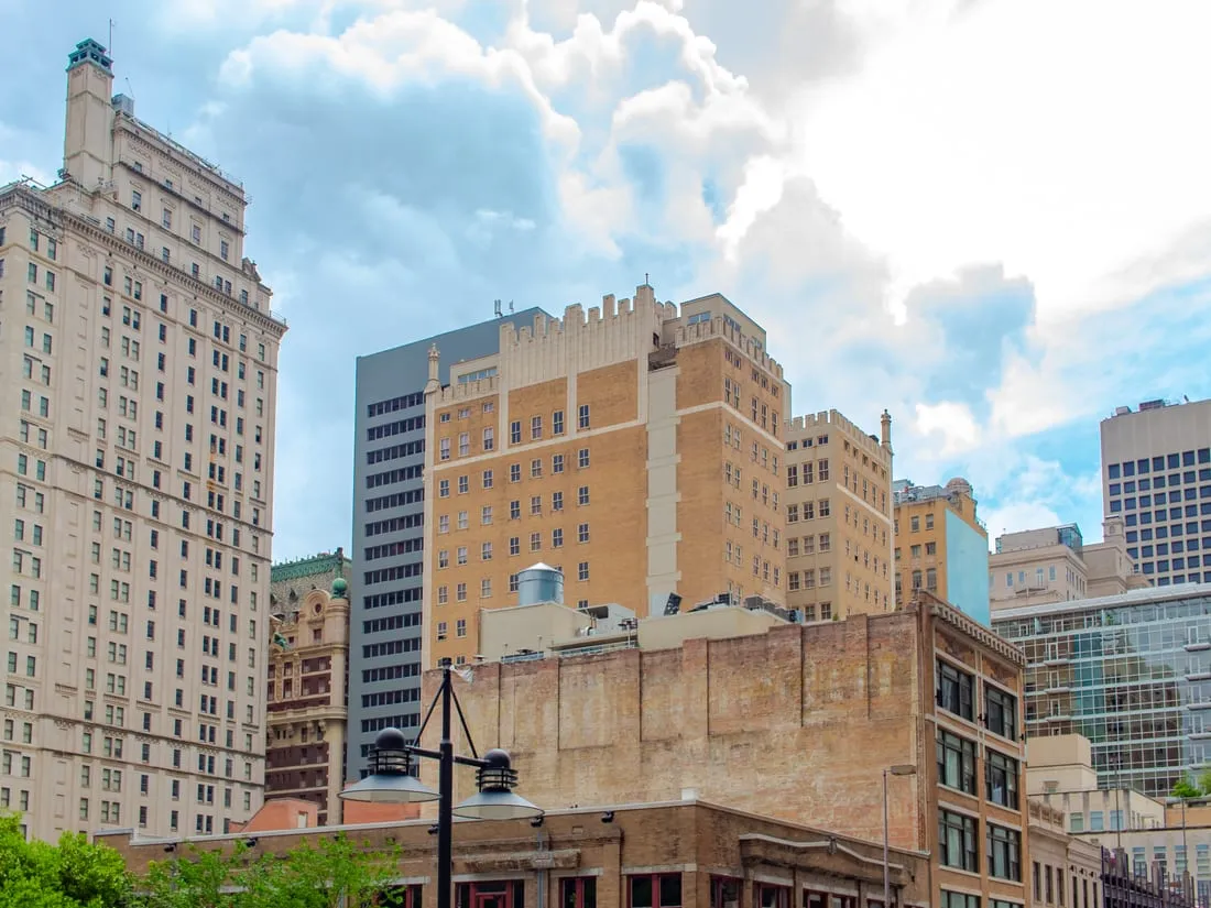 Dallas-Fort Worth downtown commercial buildings